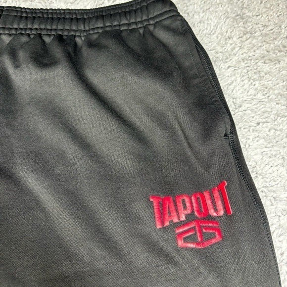 Tapout Pants Mens Extra Large Activewear Zip Up Ankle Warm Ups Training Gym Fit - Picture 3 of 6